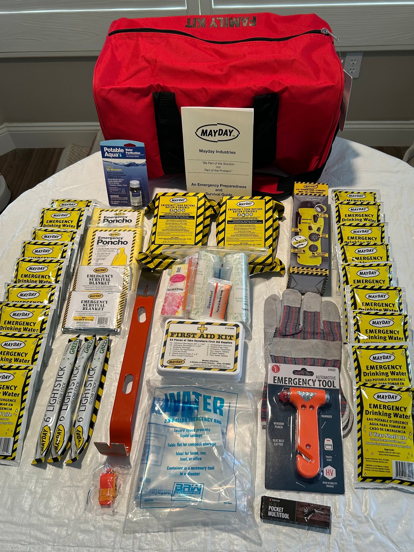 2 Person 3-day Family Emergency "Grab & Go Bag"