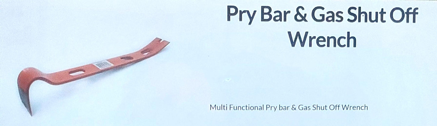 Multi Functional Pry Bar & Gas Shut Off Wrench