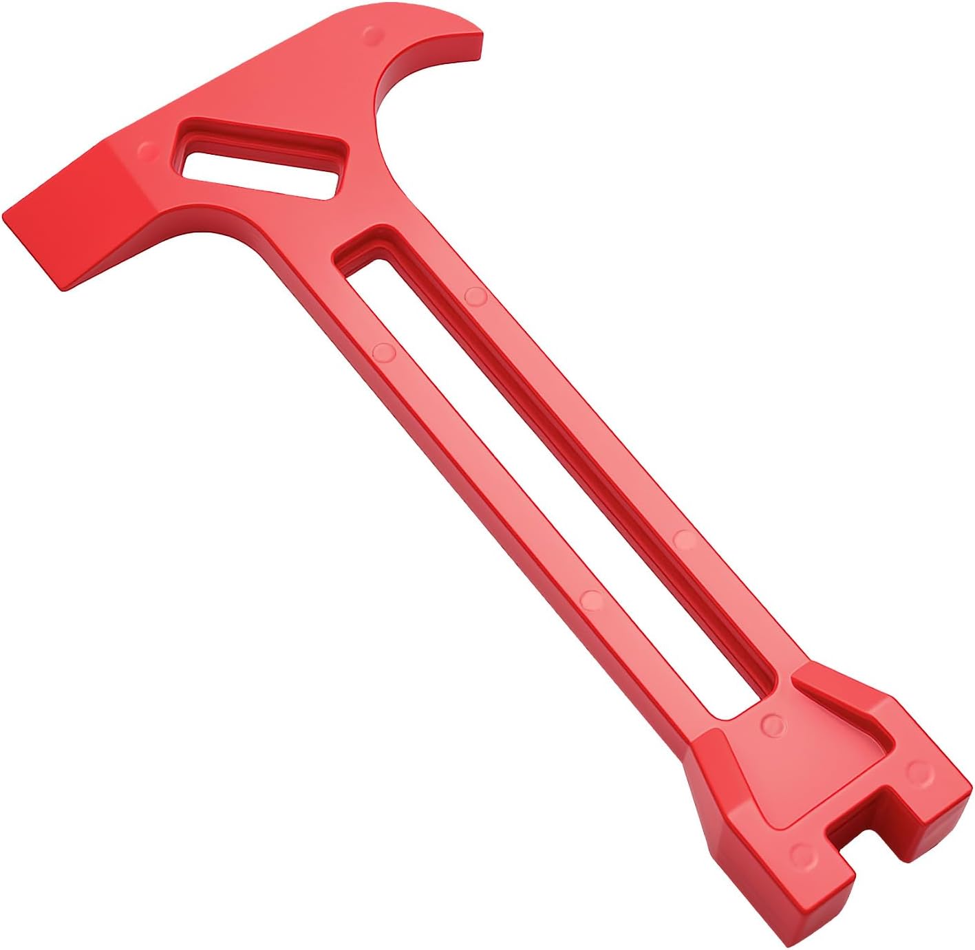Gas & Water Shut Off Wrench, Non-Sparking Pry Bar, Earthquake Survival – Firefighter-Designed, Heavy-Duty Alloy (Red)