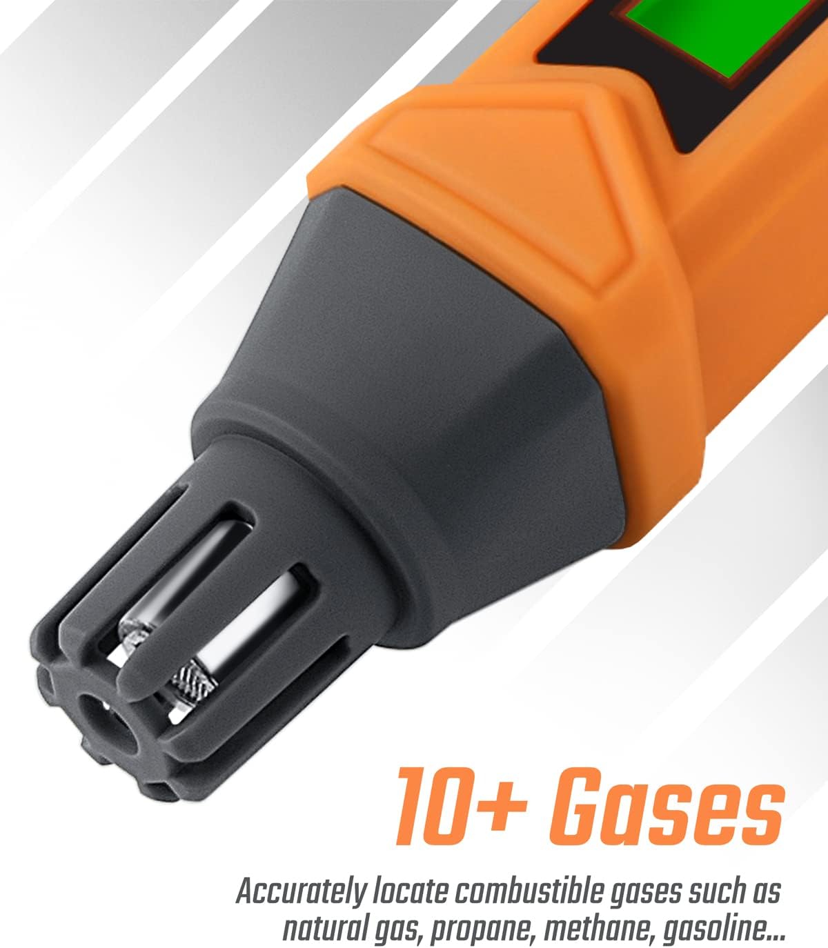 Natural Gas Leak Detector w/Audible & Visual Alarm